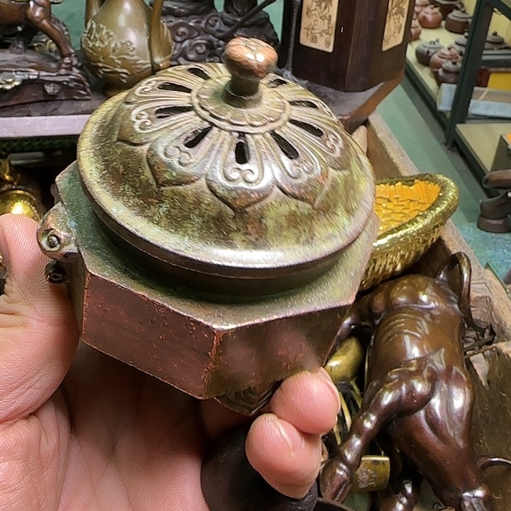 铜器办公室茶室摆件