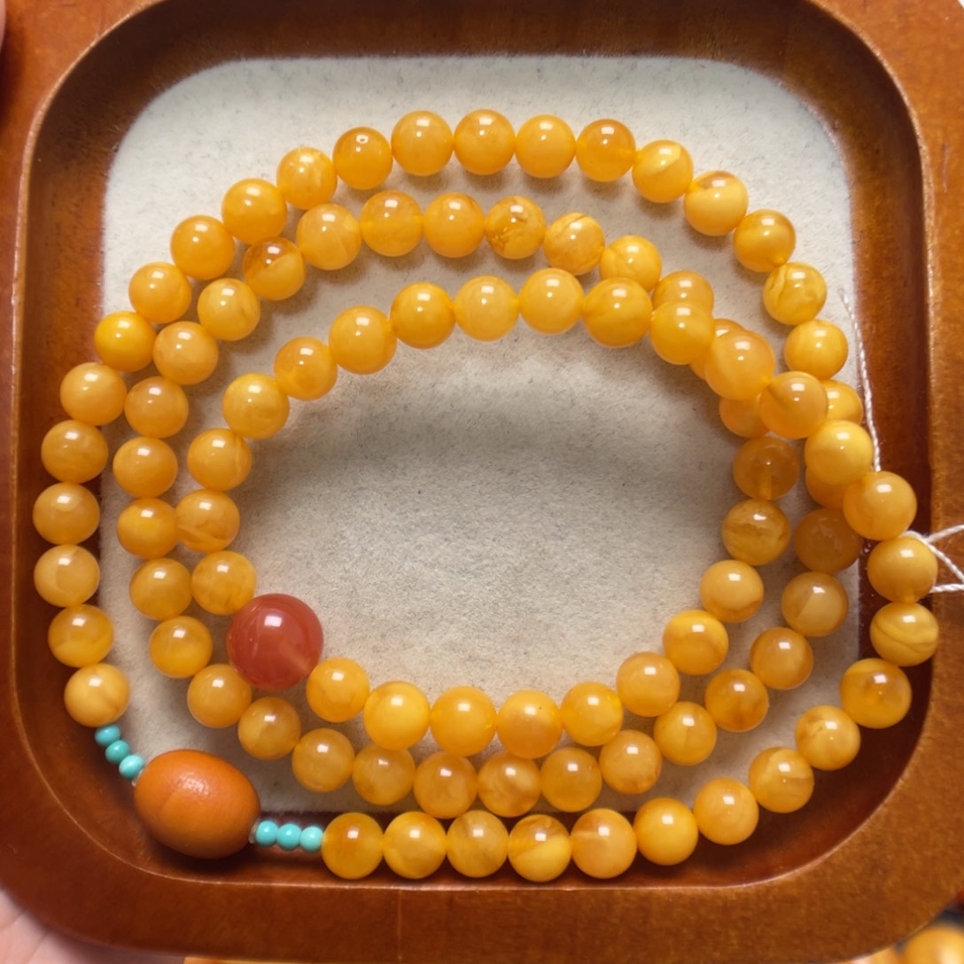 蜜蜡未镶嵌手串蜜蜡