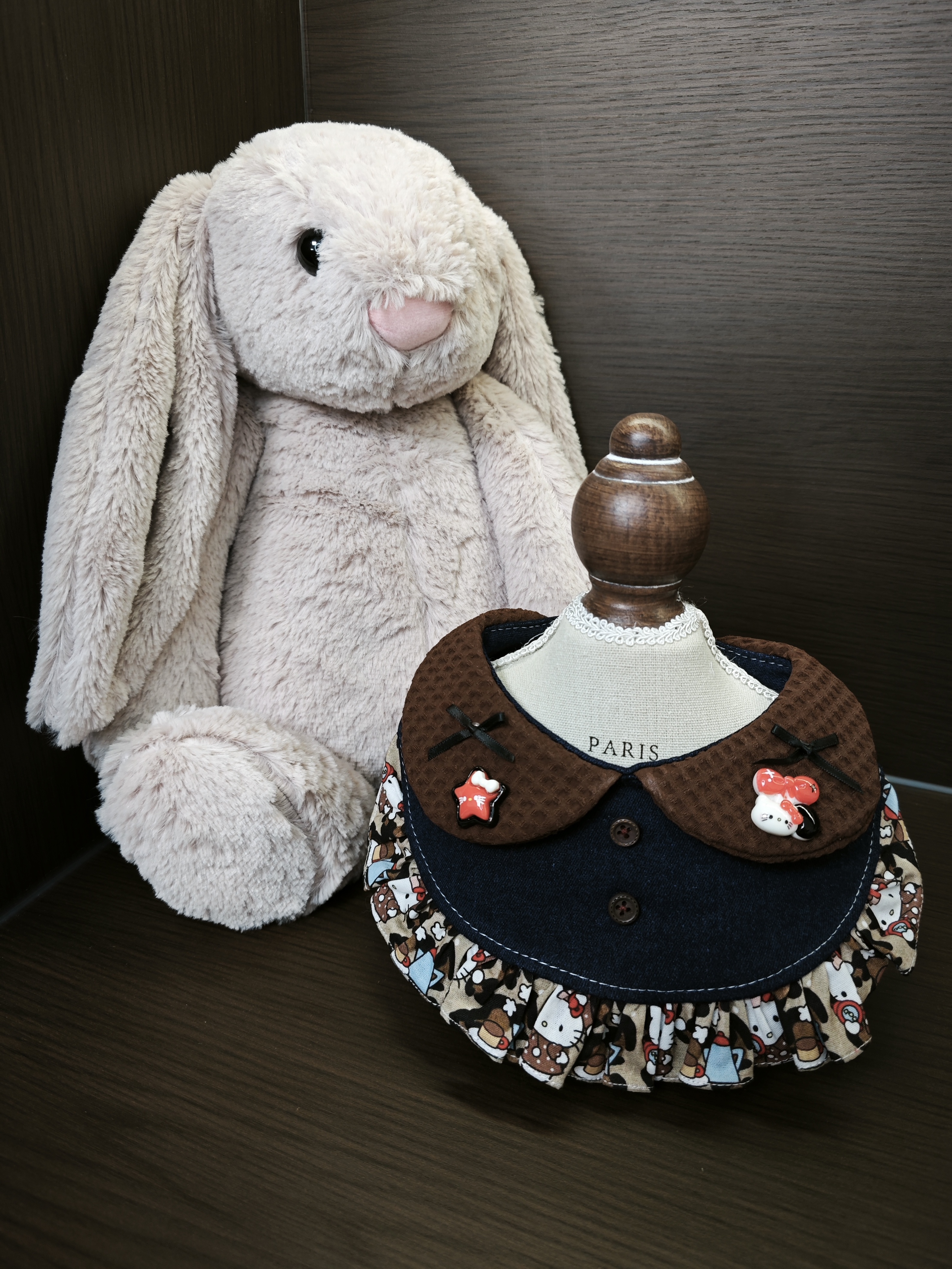 牛仔Kitty宠物口水巾