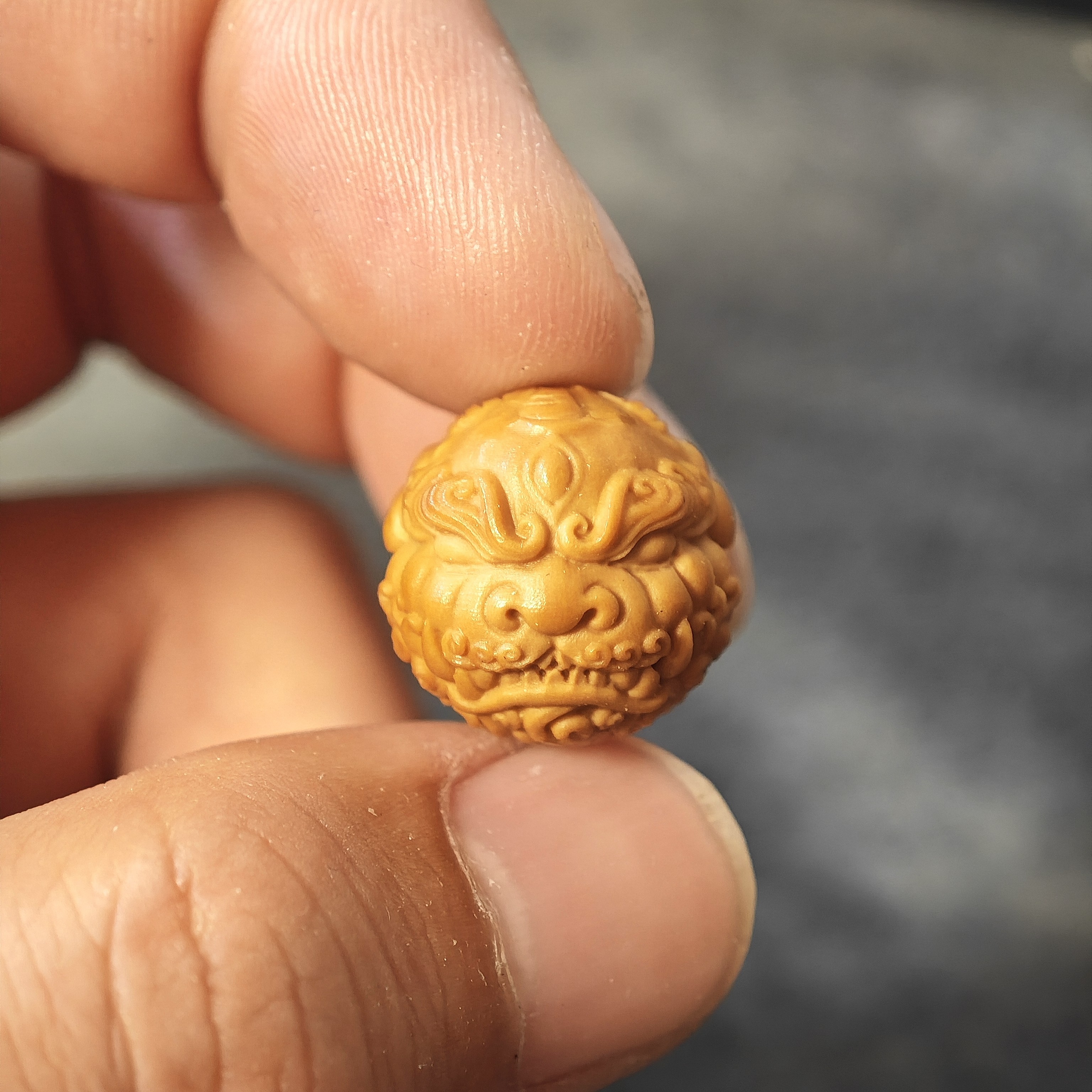 猴头雕刻 大尺寸唐狮单籽儿