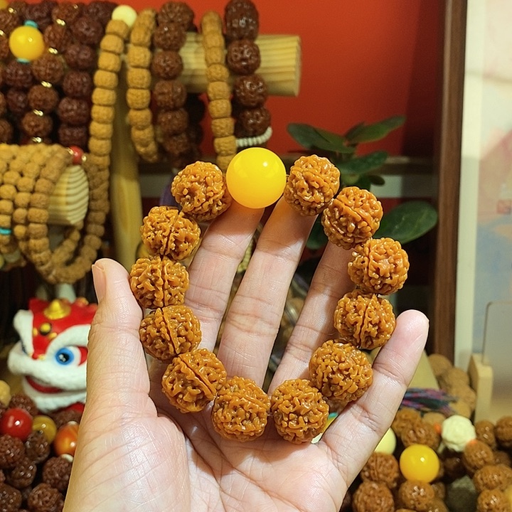 金刚菩提手串206半玉华蜜