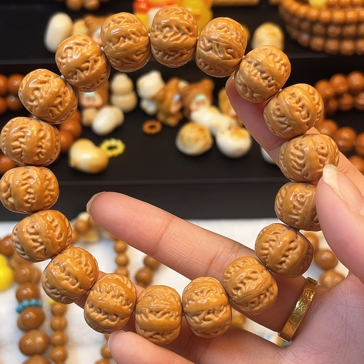 京***博核桃手串/手链大八棱