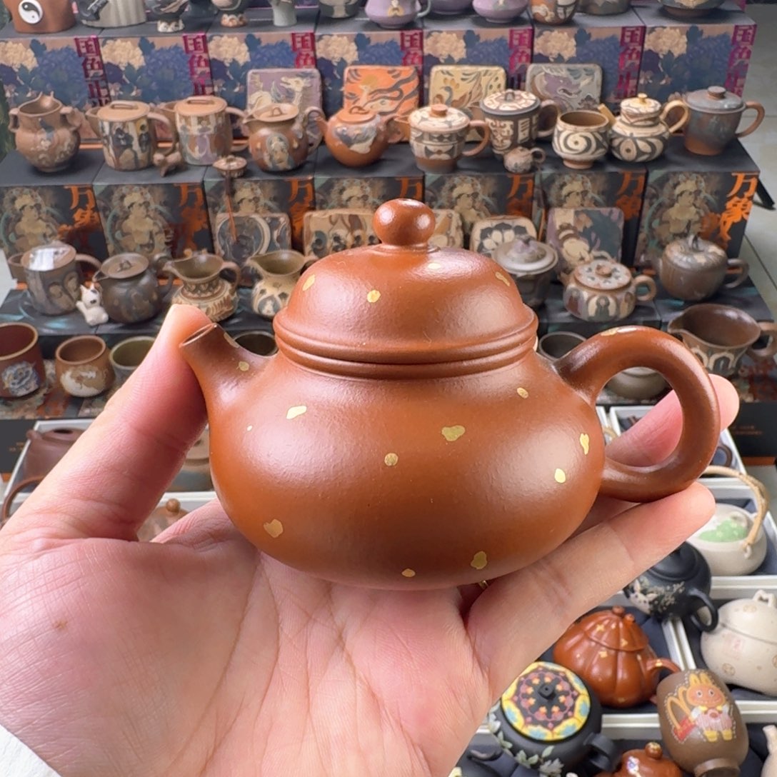 茶壶紫砂捡漏140cc原矿精工半手