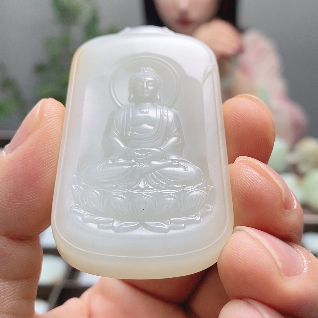 掌***海和田玉（糖玉）未镶嵌颈饰