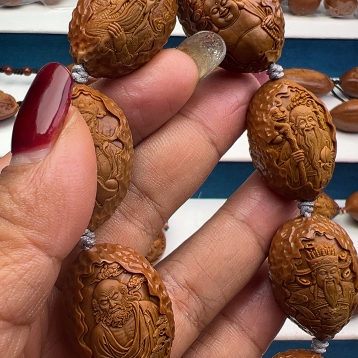 橄榄核手串/手链福禄寿禧财