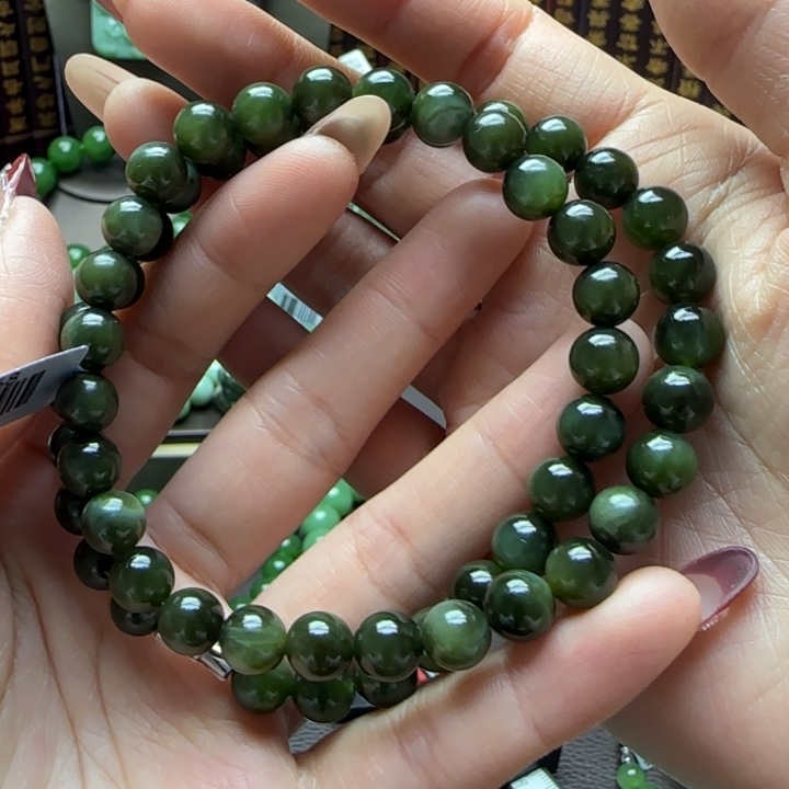 和田玉（碧玉）项链未镶嵌