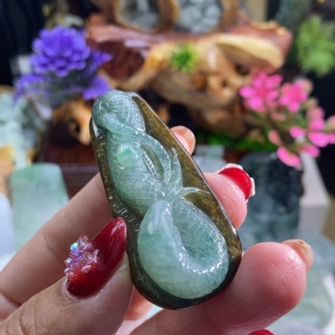 【闪购商品】颈饰未镶嵌翡翠蛇