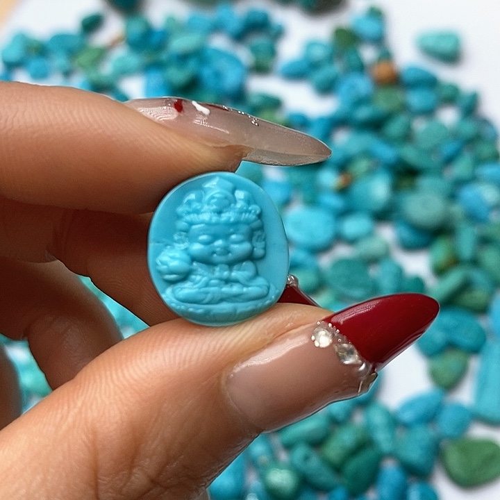 绿松石珠宝奇石未镶嵌