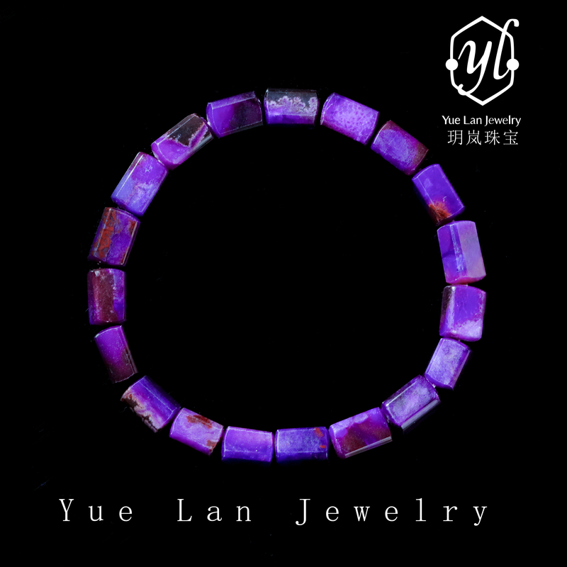 【玥岚珠宝】云岫 · 舒俱来四方棱手串（多样性发）A0100290