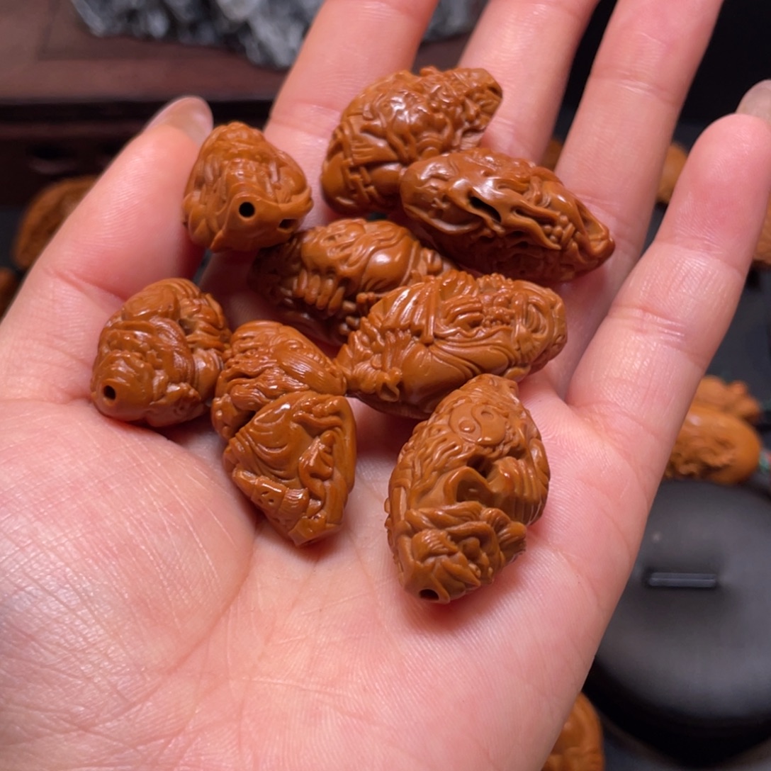 手串/手链橄榄核1.8钟馗捉鬼橄榄核