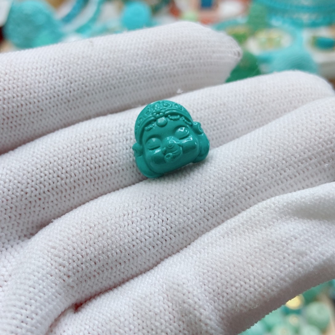 绿松石未镶嵌象神