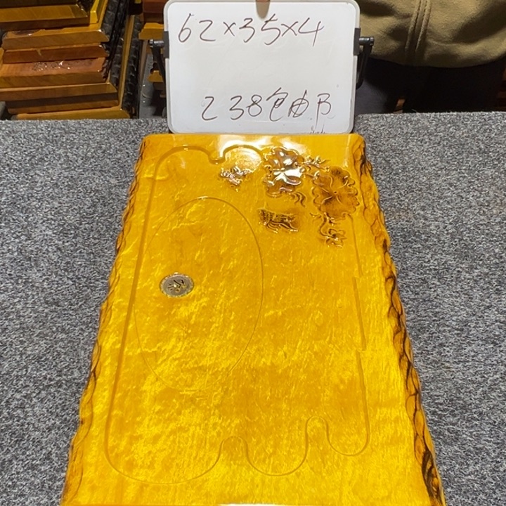 楠木实木家具根雕茶盘