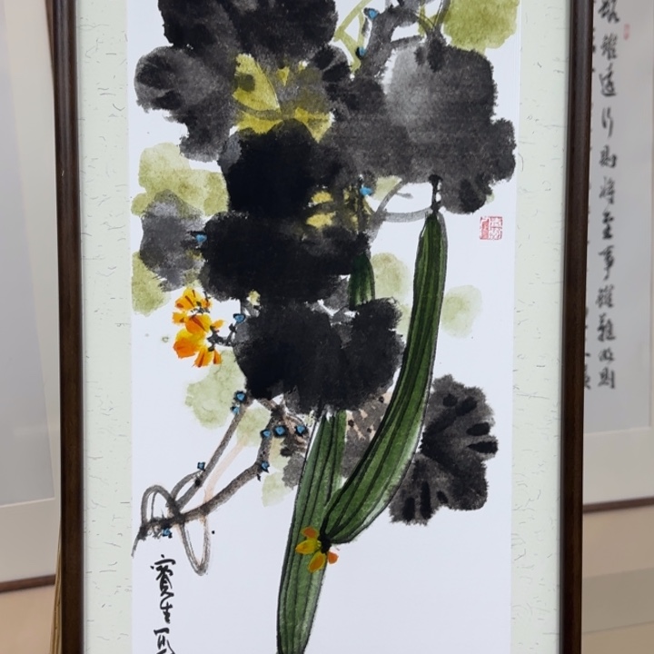 国画国画丝瓜图0001