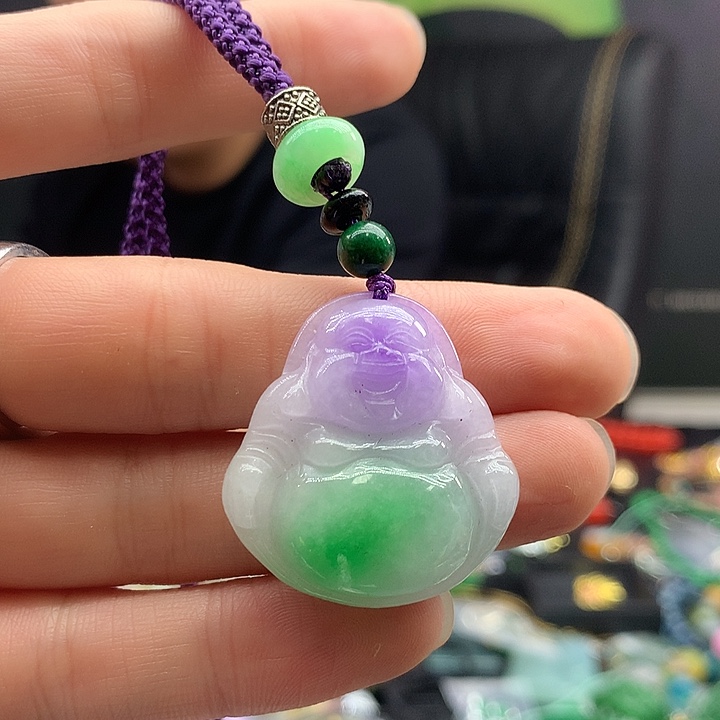 翡翠银S925镶嵌颈饰