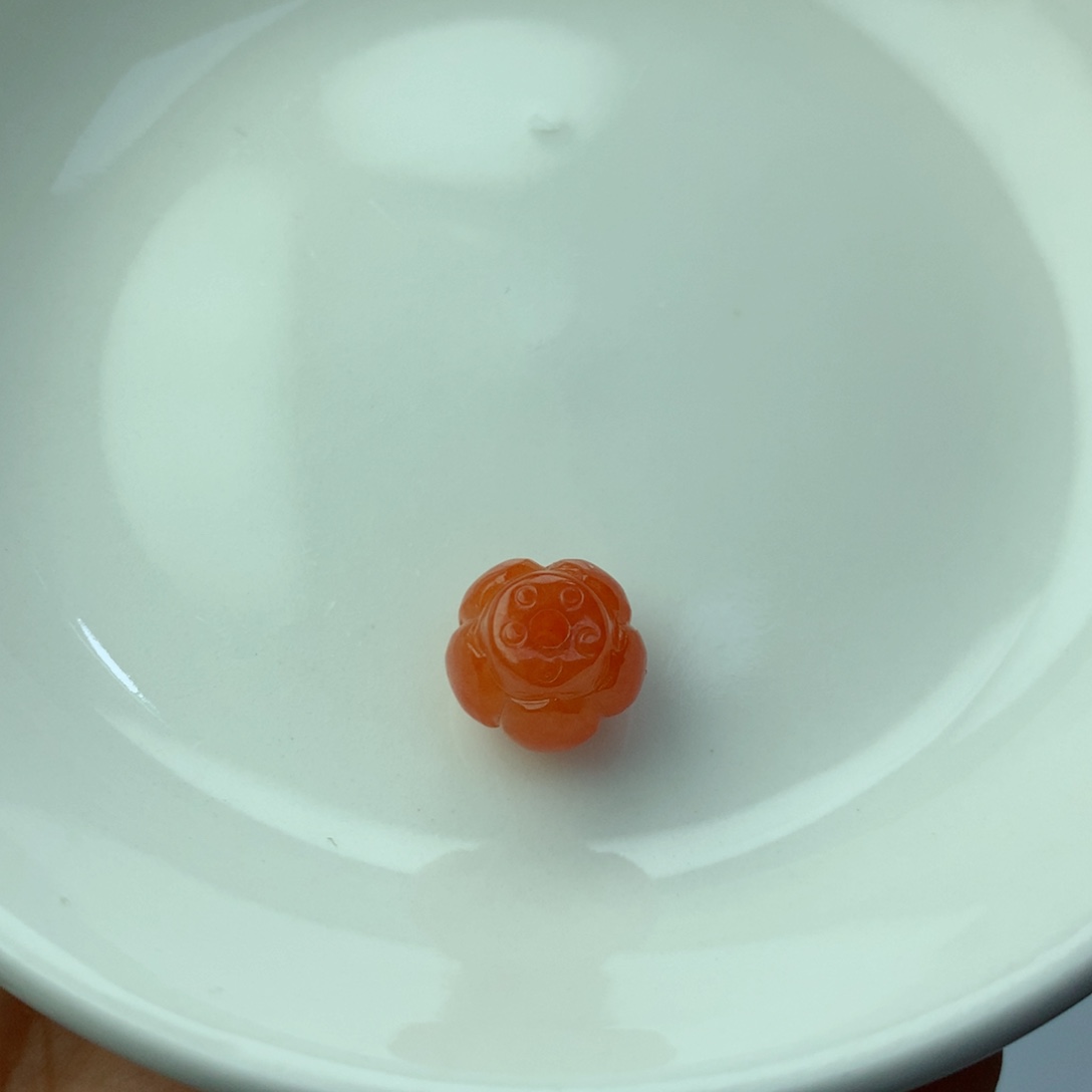 翡翠项链未镶嵌莲花珠