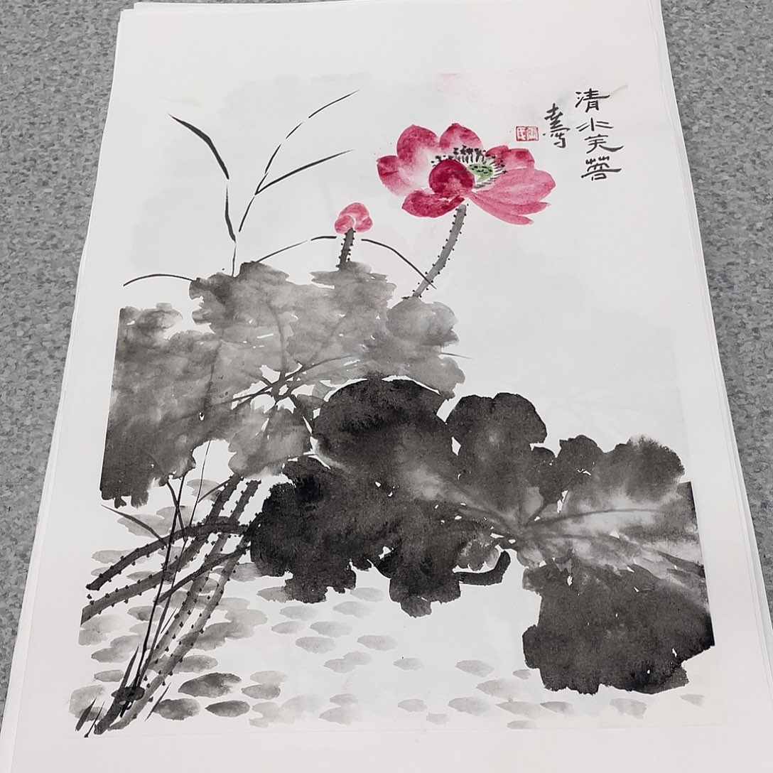 国画1.4平尺国画作品