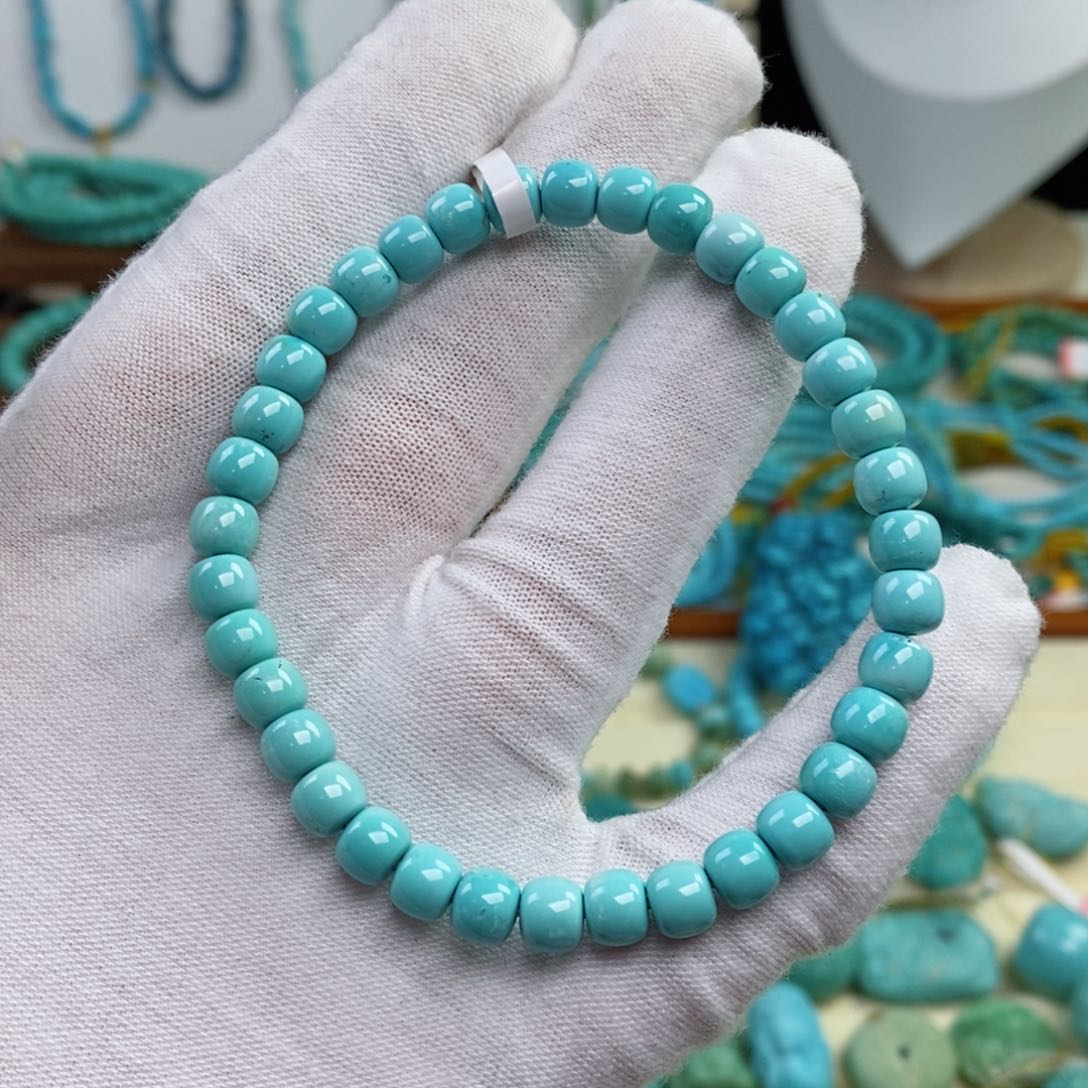 未镶嵌绿松石手串