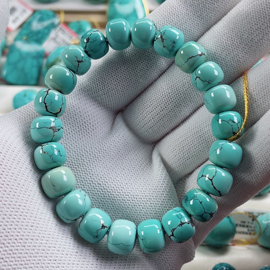 绿松石车挂未镶嵌