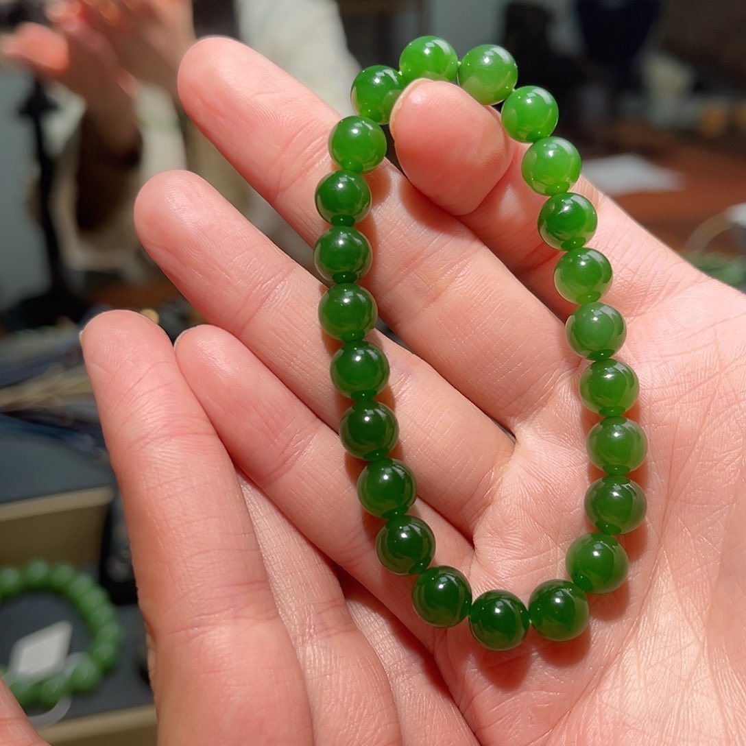 和田玉手链未镶嵌