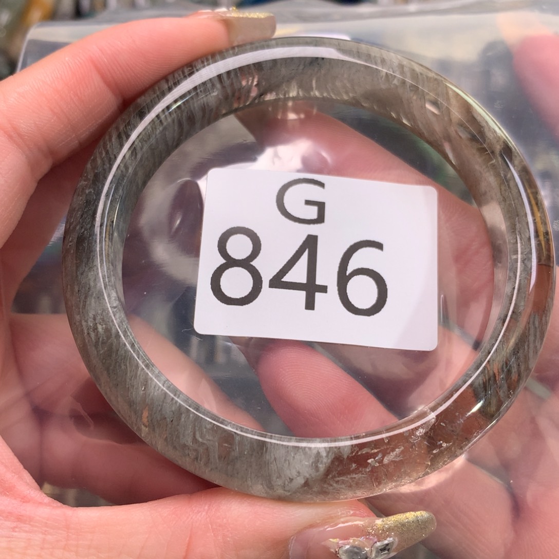 水晶手镯未镶嵌妖**儿手镯846-62