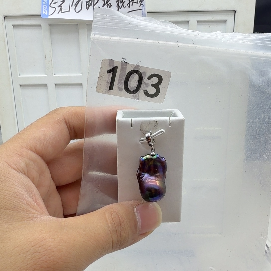 颈饰合金淡水珍珠