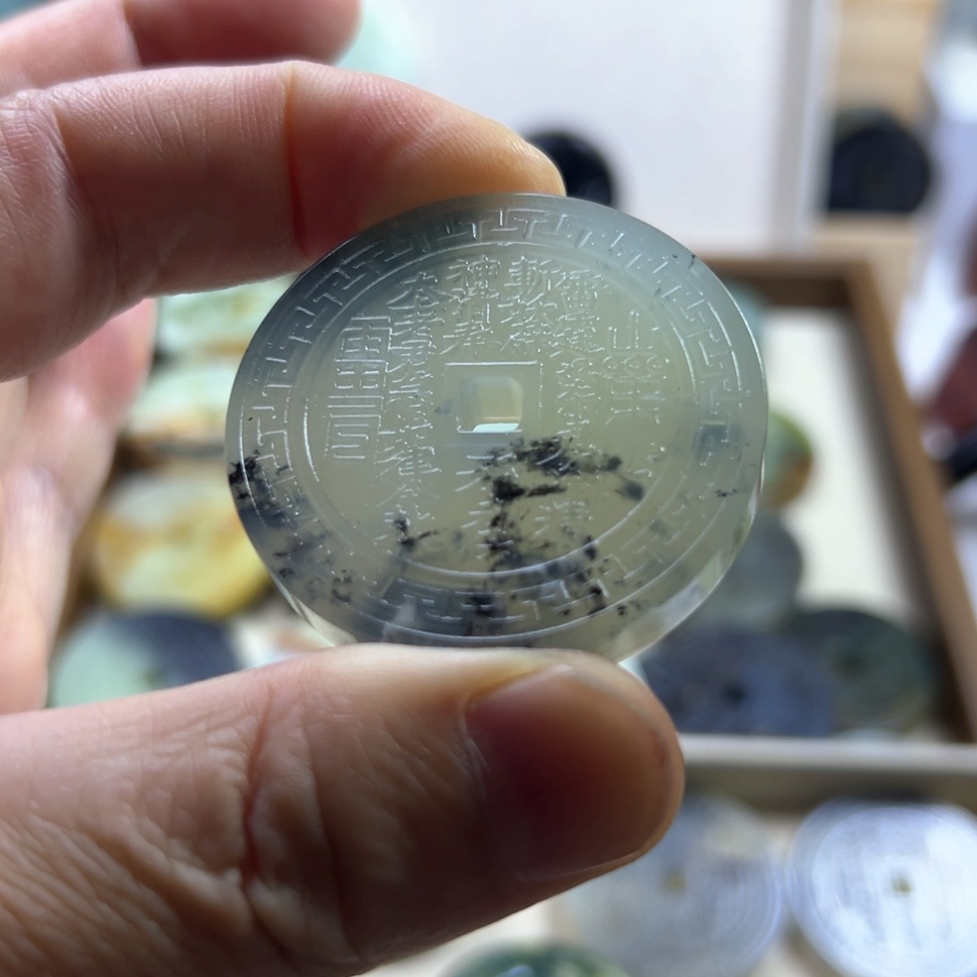 *****蛇纹石玉合金颈饰