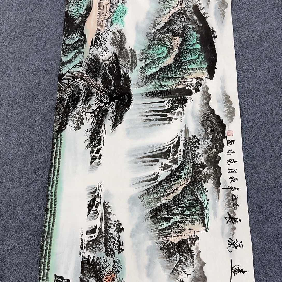 国画国画作品宣纸纯手绘