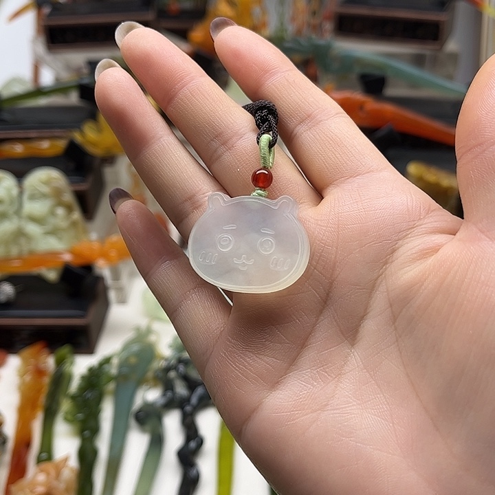 蛇纹石玉岫玉手链未镶嵌