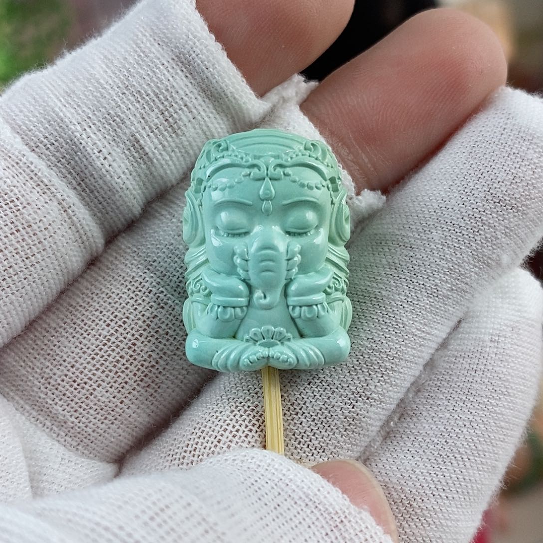 绿松石珠宝奇石未镶嵌