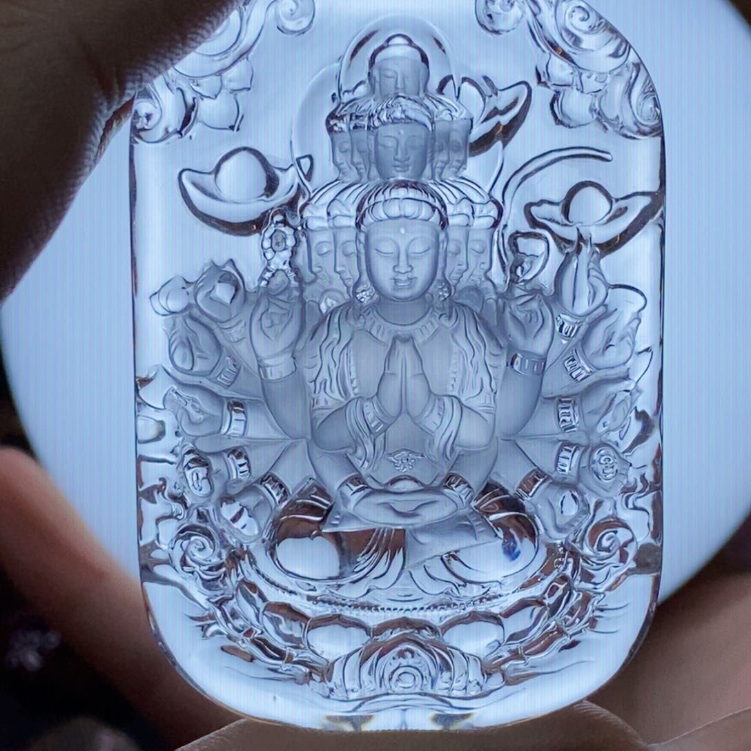 水晶颈饰未镶嵌妙*吊坠