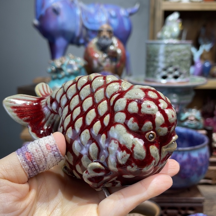 钧瓷美器钧瓷美物老*