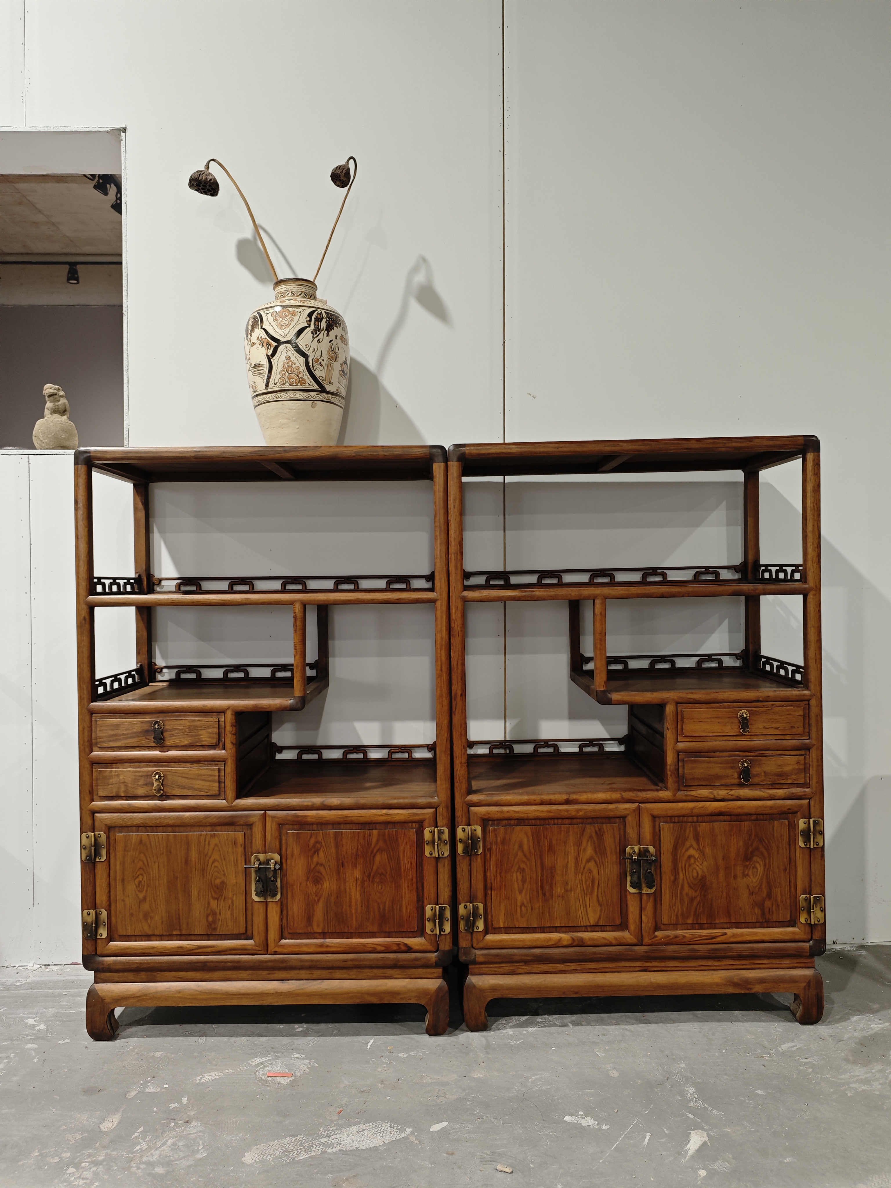 案上实用茶水柜多宝阁茶水架