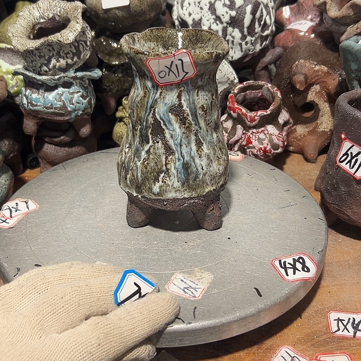 粗陶花盆制作就这样的