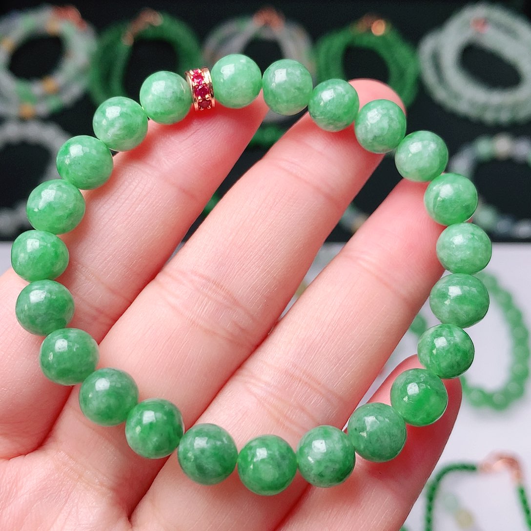 未镶嵌手链翡翠翡翠