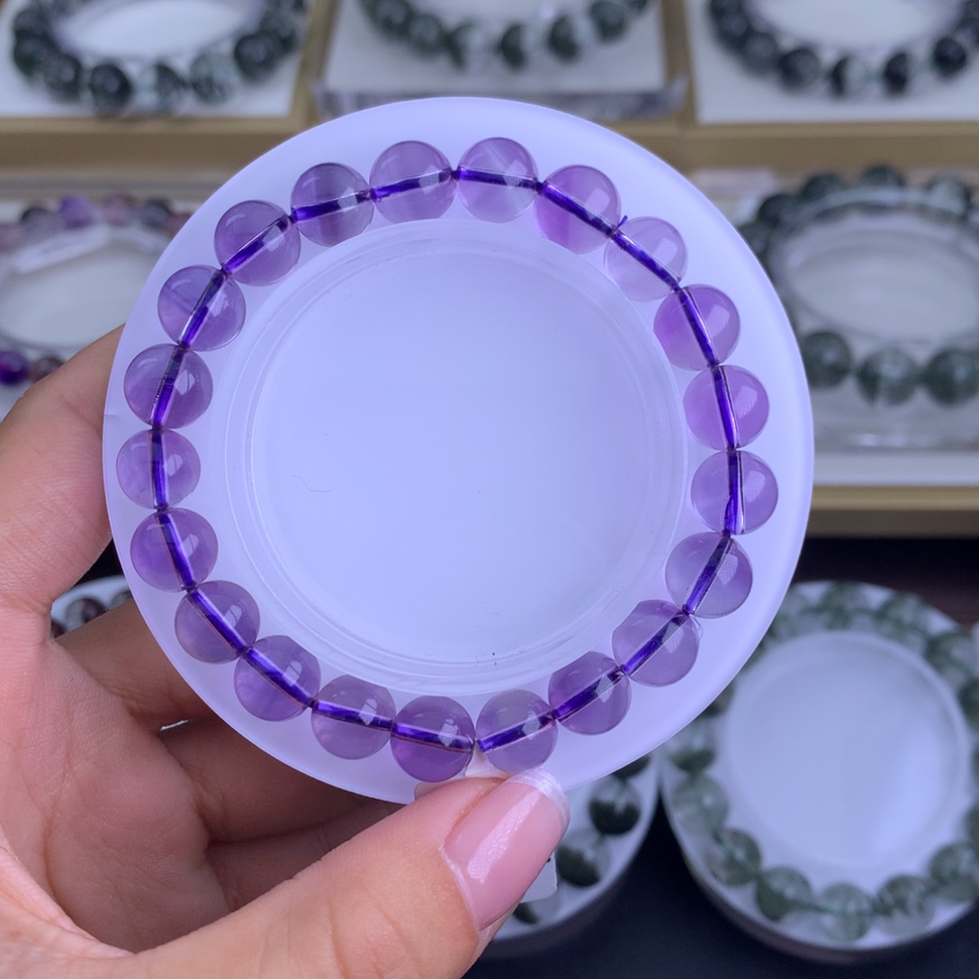 水晶手链未镶嵌太**巴西紫水晶