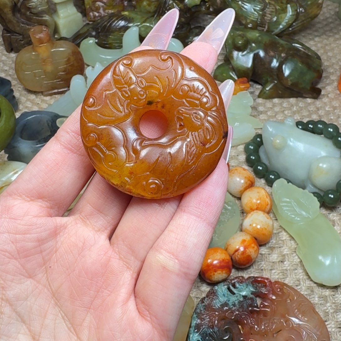 白玉菩提吊坠挂件
