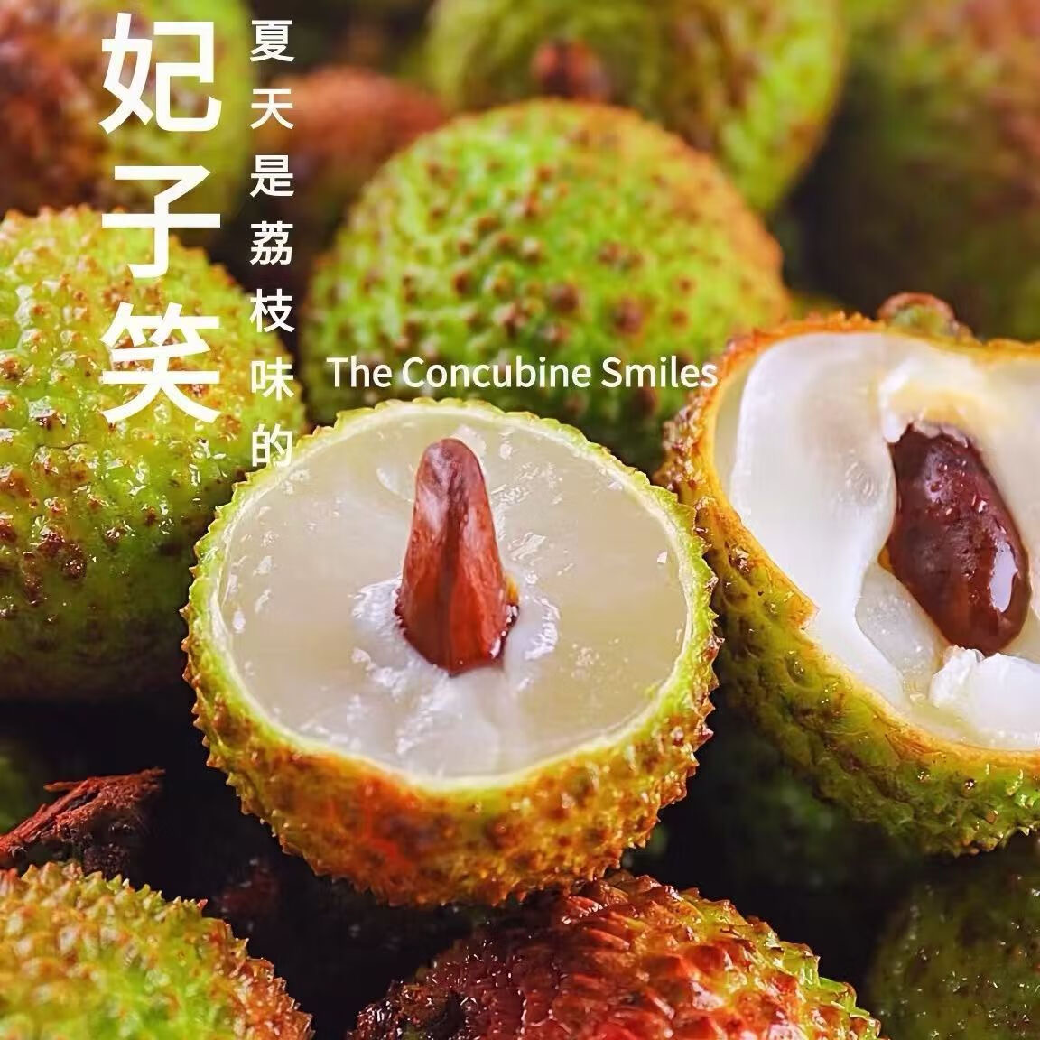 妃子笑荔枝精品果新鲜荔枝水果现摘肉厚老树大果爆甜多汁