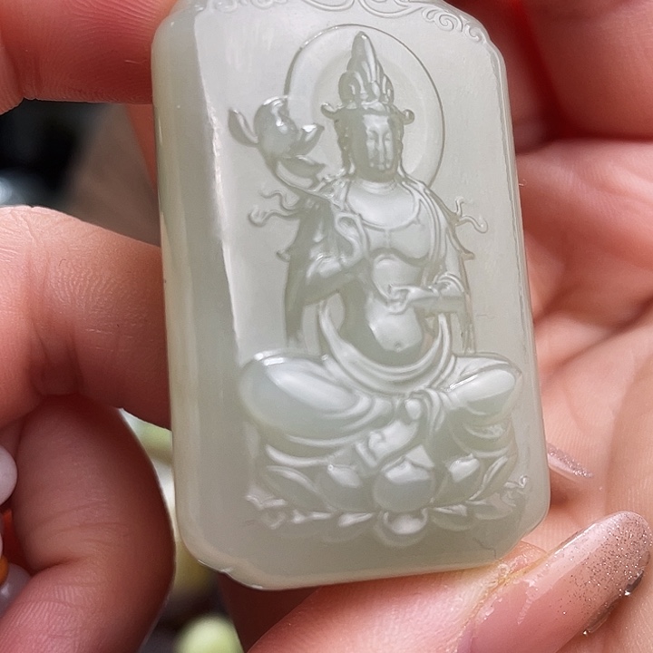 和田玉挂件未镶嵌定制发货