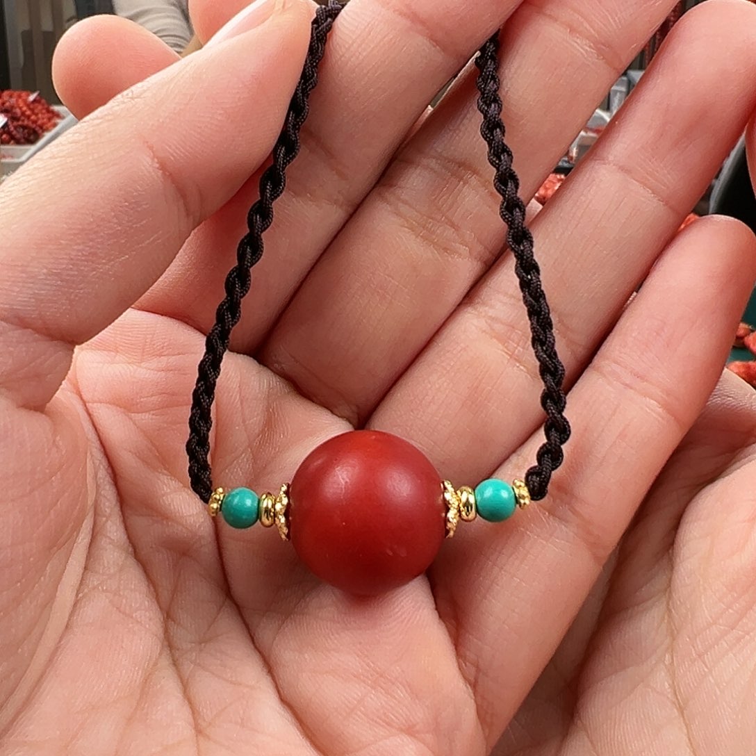 南红玛瑙锁骨链未镶嵌