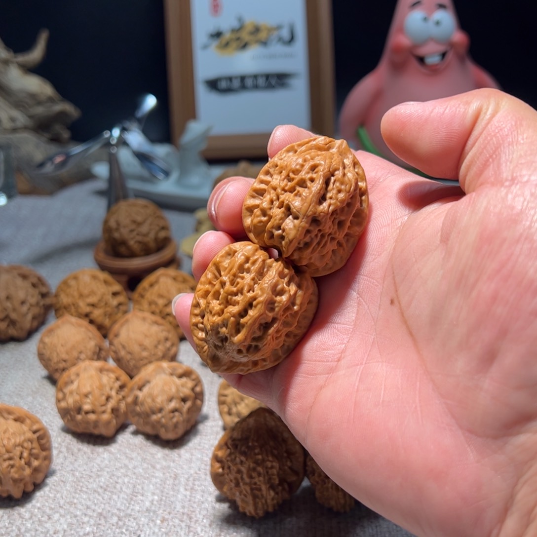 文玩核桃把件全品35佛肚