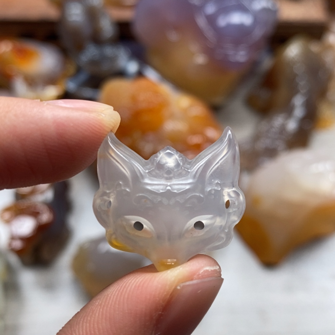 玛瑙/玉髓未镶嵌颈饰