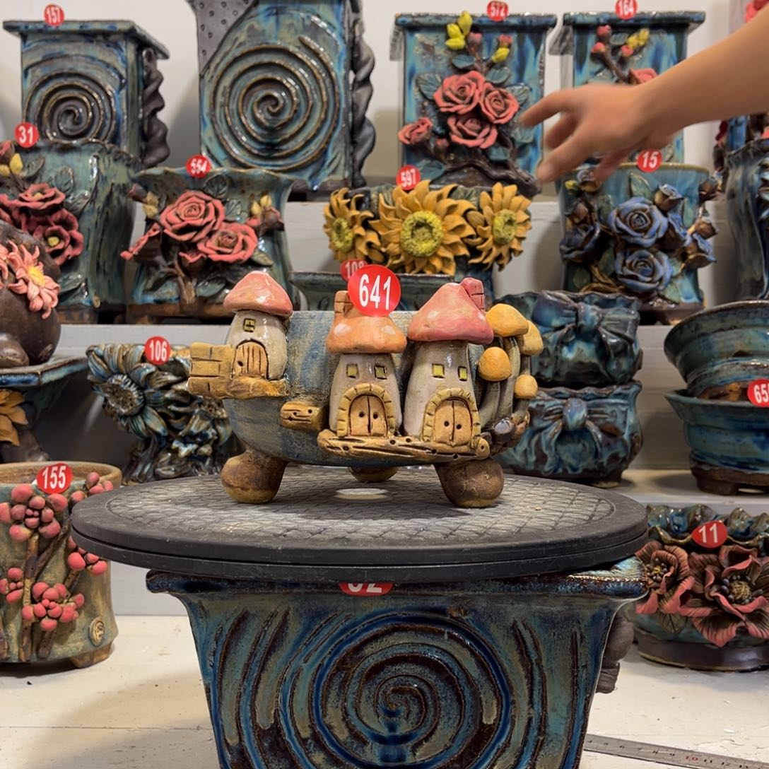 陶瓷641 号陶然花盆