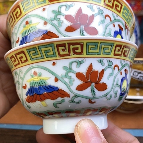 景德镇陶瓷藏式茶碗