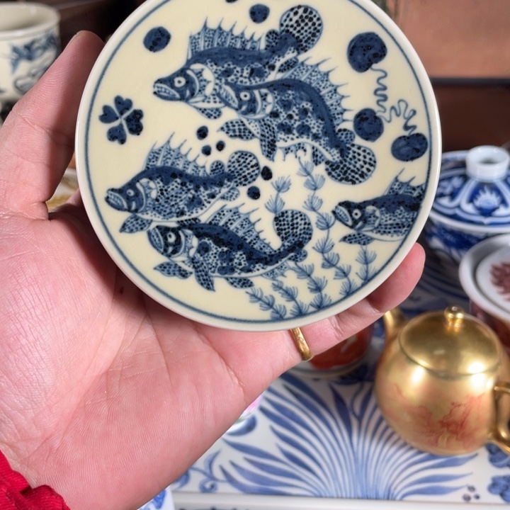 摆件陶瓷景德镇陶瓷老陶