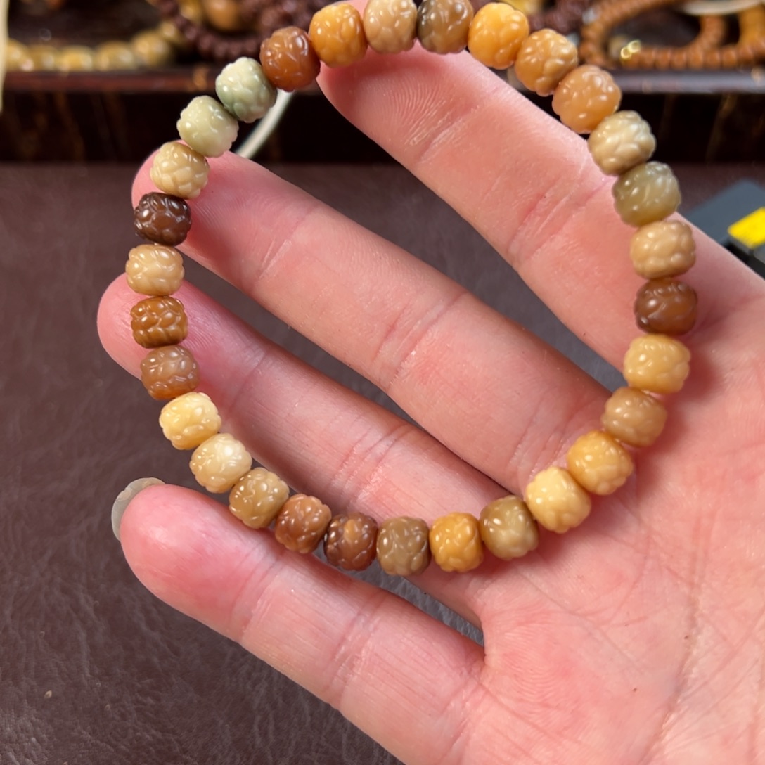 星月菩提吊坠龙脊手工单圈