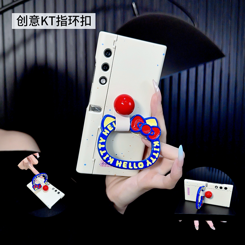 适用荣耀vpurse手机壳新款vpurse套honor简约ins泼墨kt猫指环圈女