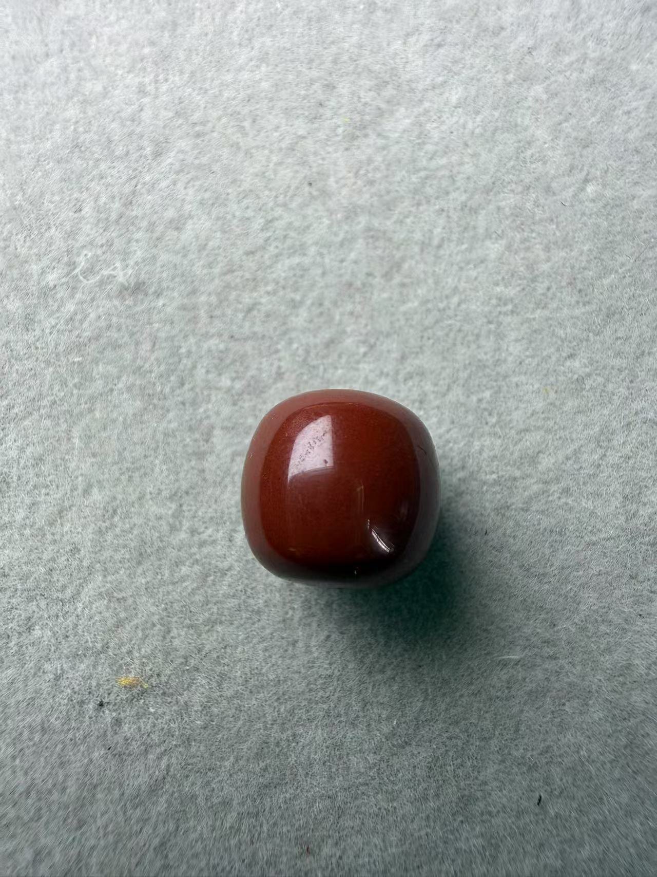 南红老型珠川料单珠配饰尺寸约10mm左右