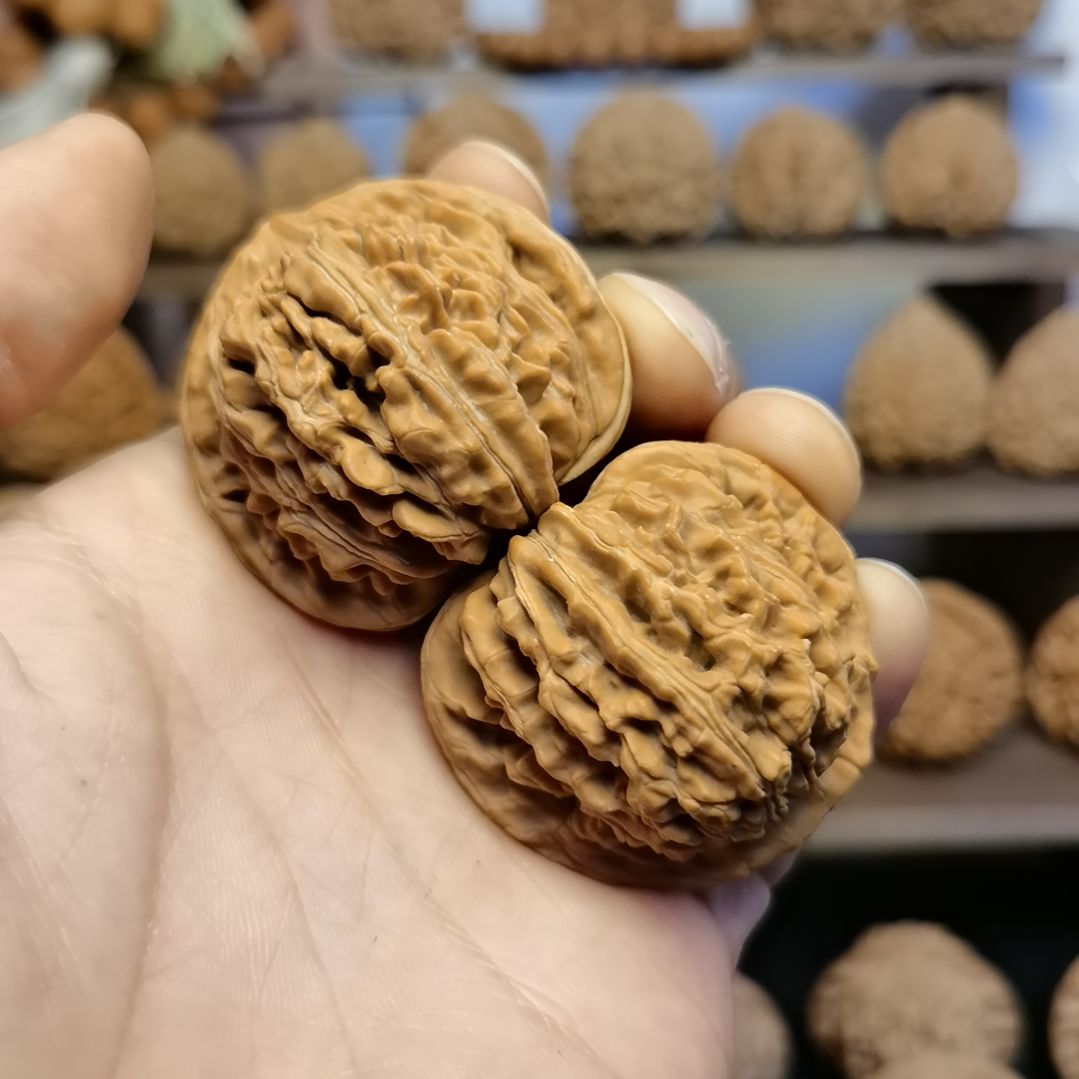 吊坠文玩核桃42+全品四座楼