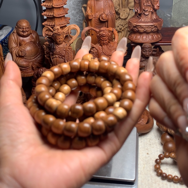 檀香木手串/手链糖*老山檀木9✖️10