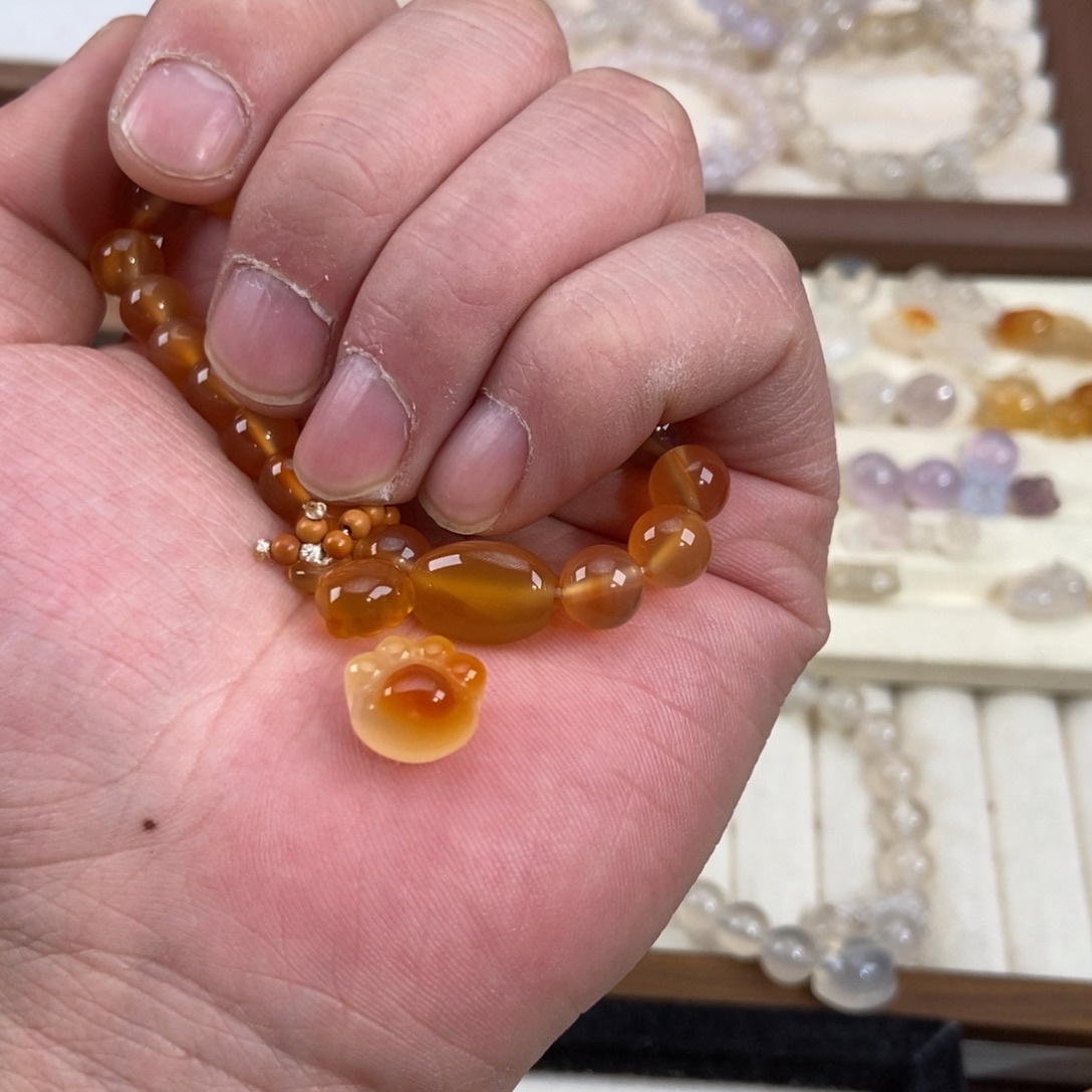 ****惜玛瑙/玉髓未镶嵌手链珍惜